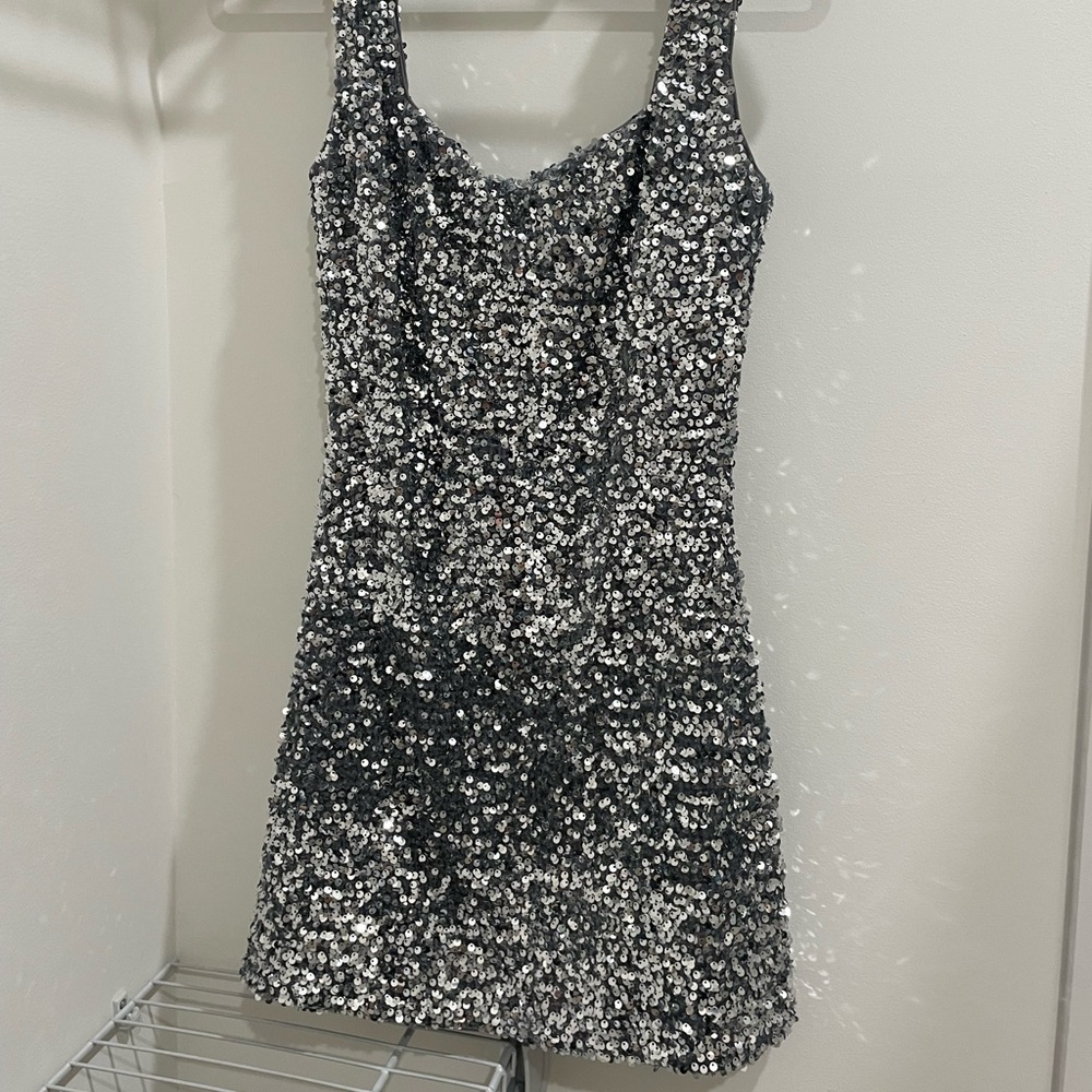 Princess Polly Miss Me Sequin Mini Dress